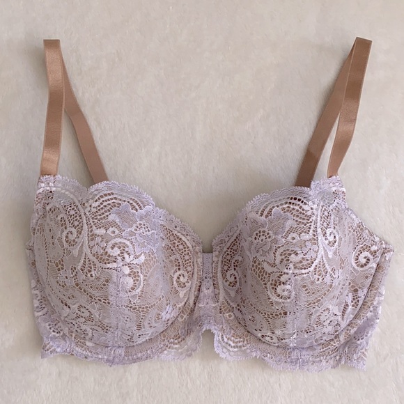 {NWT} ThirdLove | 24/7 Lace Balconette Underwire Bra Purple (32DD/32E) - Picture 16 of 16